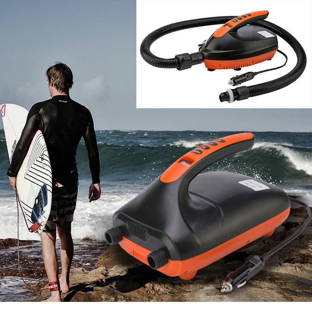 12V Max 16 PSI SUP Outdoor Paddle Board Intelligent Inflatable New Autio Electric Air Pump Dual Stage For Outdoor Paddle Board
