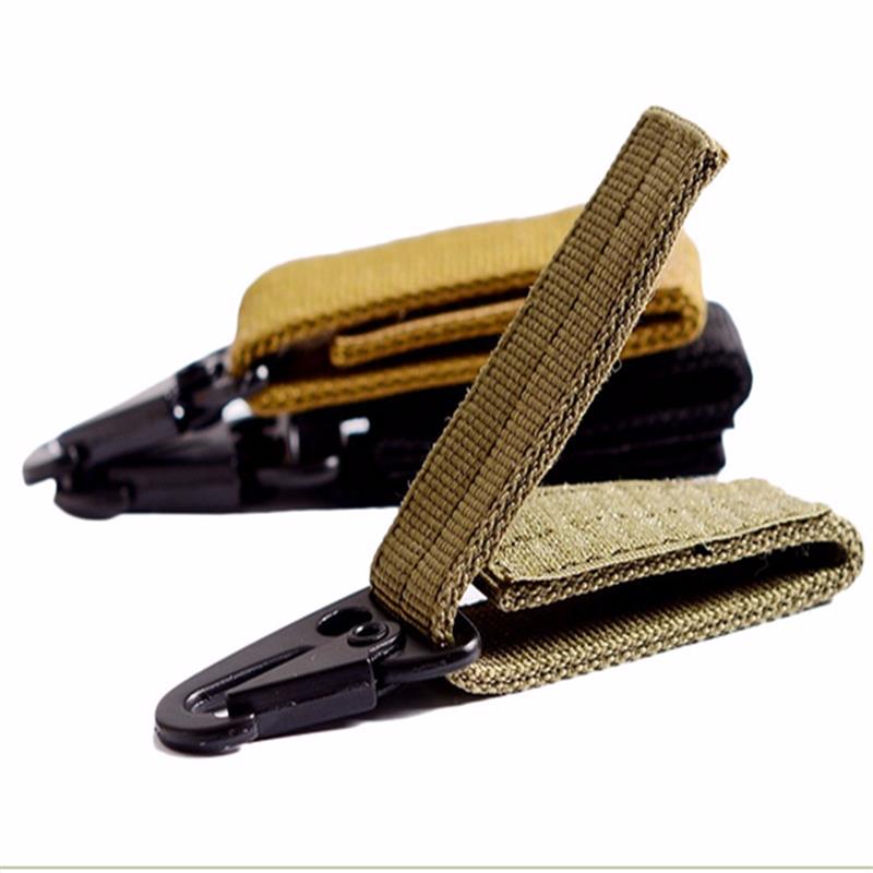1PC  Carabiner High Strength Nylon Key Hook MOLLE Webbing Buckle Hanging System Belt Buckle Hanging Camping Hiking Accessories