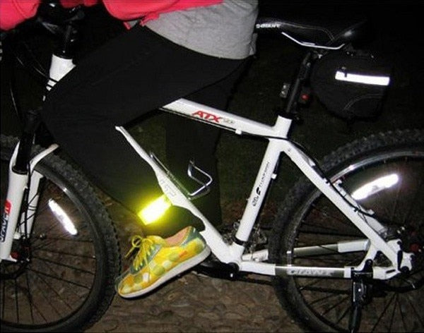 Safety Reflective Slap On Bands High Visible Leg Arm Wraps For Cycling Jogging Running - Urban Gears Unlimited