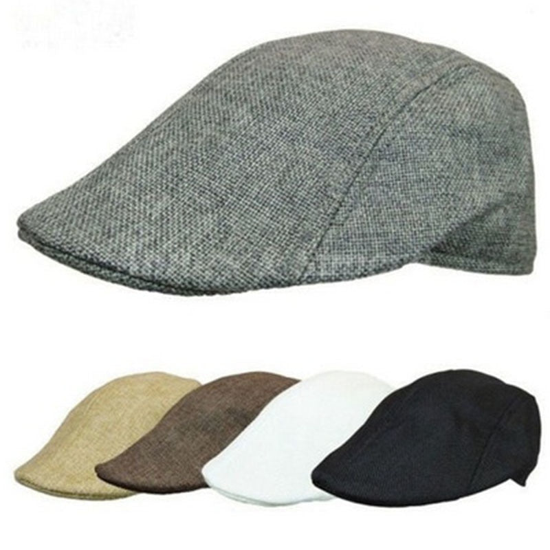 Summer Beret Caps for Men Women | Vintage News Boy Cabbie Cap | Outdoor Unisex Sun Hat Duckbill Cap - Urban Gears Unlimited
