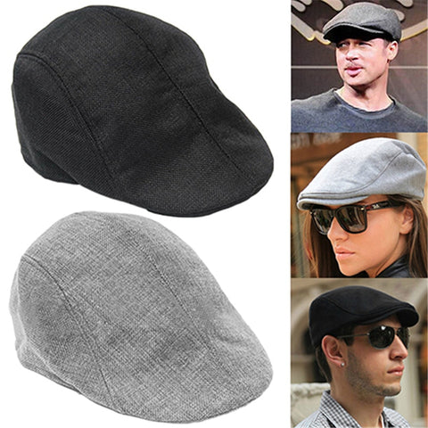 Summer Beret Caps for Men Women | Vintage News Boy Cabbie Cap | Outdoor Unisex Sun Hat Duckbill Cap - Urban Gears Unlimited
