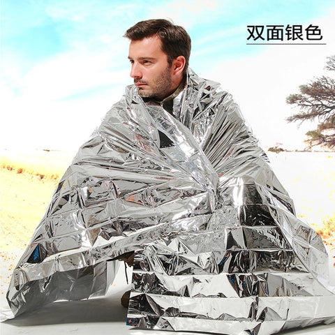Outdoor Military Emergency Thermal Foil First Aid Survival Rescue Blanket - Urban Gears Unlimited