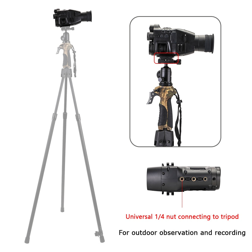Infrared Night Vision Monocular Scope 24x30 Digital 1080P HD Surveillance Recorder
