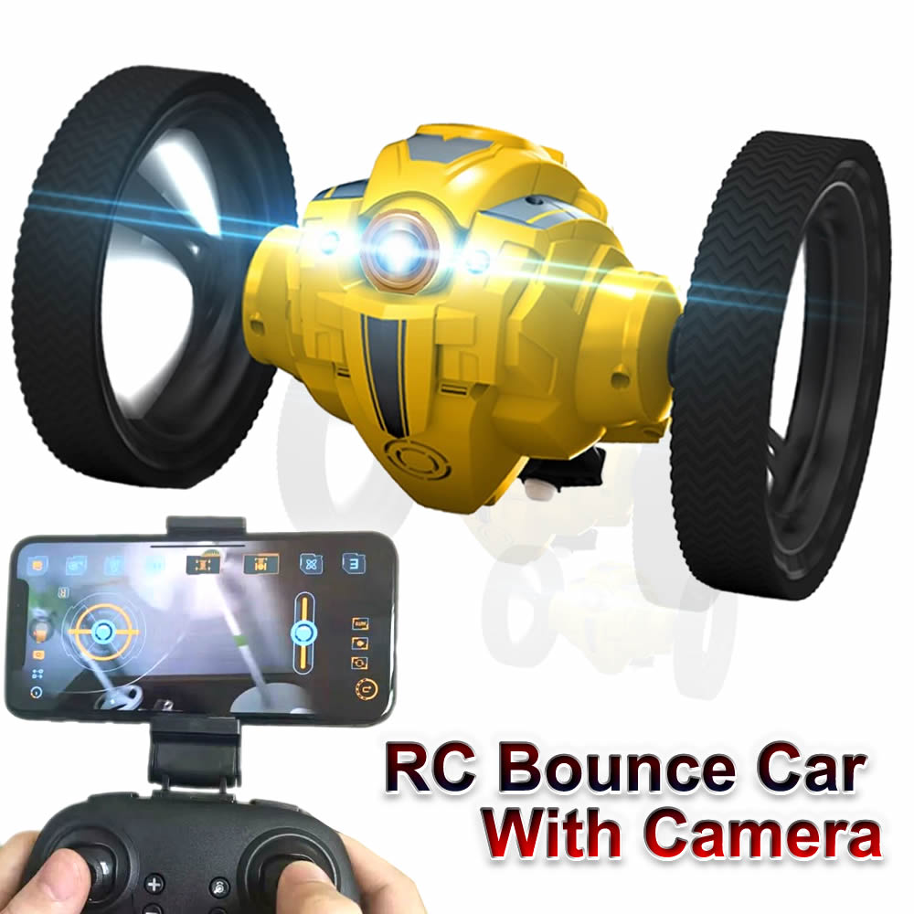 RC Car with camera HD 2.0mp Hot sale WIFI Bounce Car PEG SJ88 4CH 2.4GHz Jumping Sumo with Flexible Wheels Remote Control FSWB
