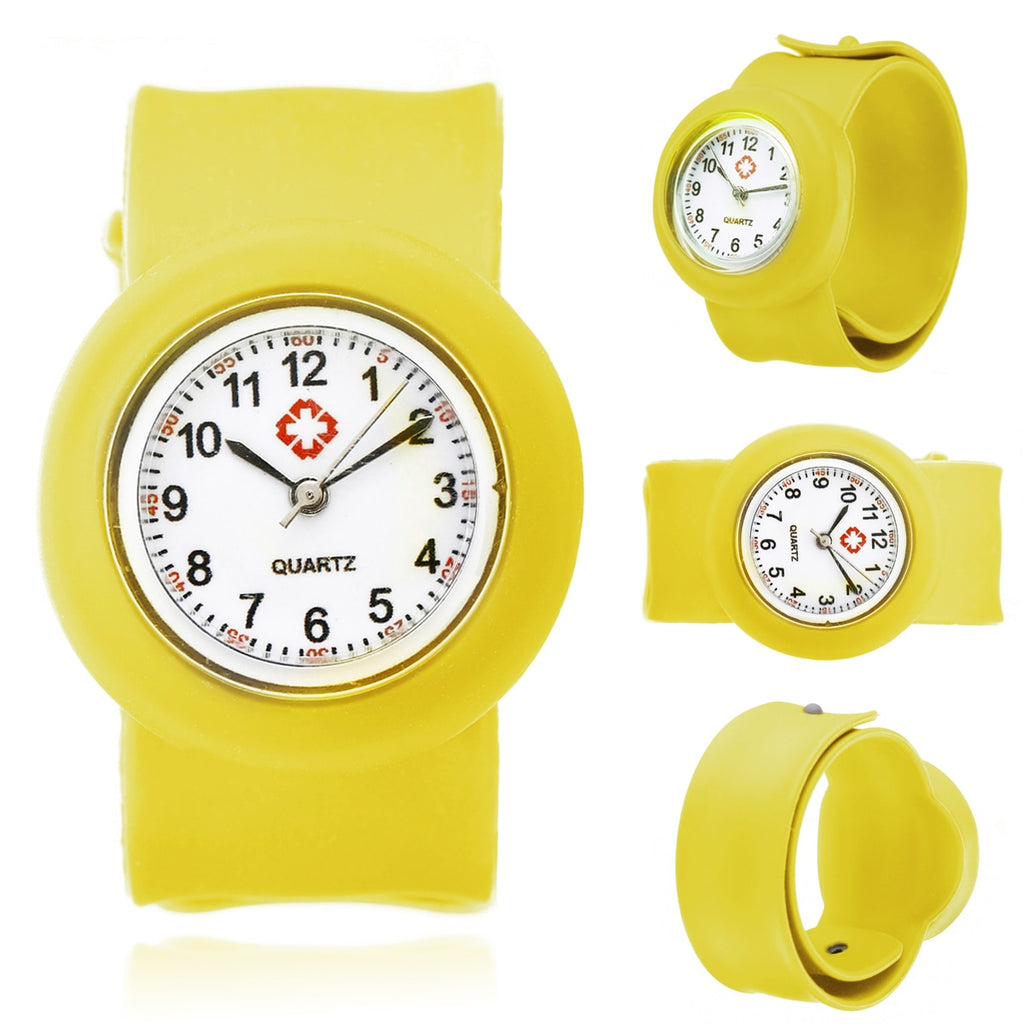Colored Silicone Slap-On Nurse Quartz Watch Quartz For Girl And Boy Kids. - Urban Gears Unlimited