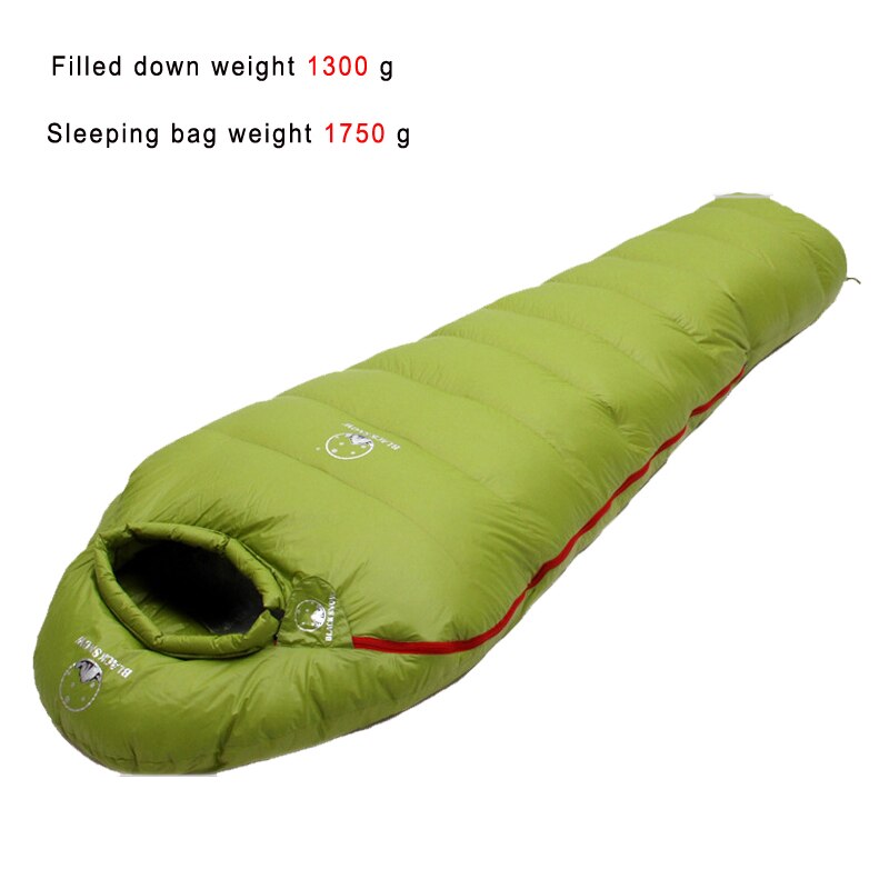 Light Weighted Thermal Mummy Style White Goose Down Sleeping Bag For All Seasons Travel