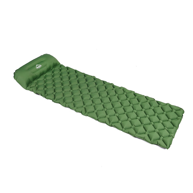 Widesea Camping Sleeping Pad Inflatable Air Mattresses Outdoor Mat Furniture Bed Ultralight Cushion Pillow Hiking Trekking